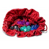 FanRoll: Velvet Compartment Dice Bag Dragon Storm - Red Dragon Scales
