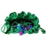 FanRoll: Velvet Compartment Dice Bag Dragon Storm - Green Dragon Scales
