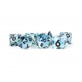 FanRoll: 7CT Sharp Edge Resin Captured Frost Polyhedral Dice Set