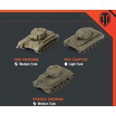 World of Tanks: American - Tank Platoon 2 (M4A3E8 Sherman, M26 Pershing, M24 Chaffee)