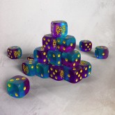 One Page Rules: 20CT 16mm Saurian Starhost Premium Resin Dice Set
