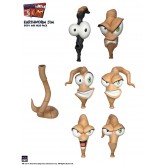 Worm Body Jim and Heads Accessory Pack