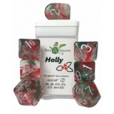 Role 4 Initiative Set of 7 Dice with Arch D4 Holly