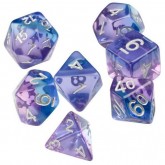 Sirius Dice Peacock Glowworm 7 Die Set