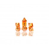 Sirius Dice Fire Nebula 7 Die Set