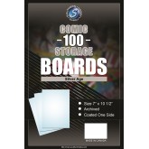 Backing Boards Silver 100-Count Packaged