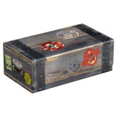 Squaroes Arkhive 800+ Collector Case: Netflix's One Piece W1 - Wooden Chest