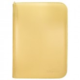 Ultra Pro Zippered PRO Binder 4 Pocket Vivid Yellow