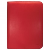 Ultra Pro Zippered PRO Binder 9 Pocket Vivid Red