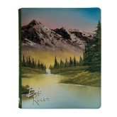 Ultra Pro Zippered PRO Binder 9-Pocket Bob Ross Collection Mountain Retreat