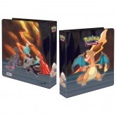 2" Albums for Pokemon feature a vibrant, full-art cover of Charizard, Salazzle, Torkoal, and Alolan Marowak. Equipped with 2-inch thick D-rings, this 3-ring album is perfect for large collections of pages or organizing school work. Made in California, U.S