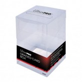 Lot of 10 Ultra Pro 50ct Count Hinged Clear Card Storage Box Boxes New 