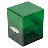 Ultra Pro Satin Cube Glitter Green