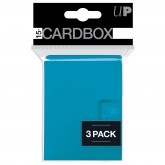 Ultra Pro PRO 15+ Card Box 3 Pack Light Blue