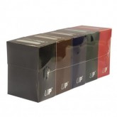 Ultra Pro Deck Box Bundle 5 Dark Colors Blue/Green/Black/Red/Brown