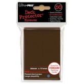 Solid Deck Protector Sleeve: New Brown By Ultra Pro - Standard Size