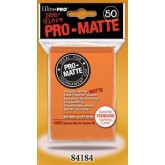 Pro-Matte Orange Regular Size 50Ct Sleeves