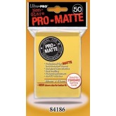 Pro-Matte Yellow Regular Size 50Ct Sleeves