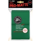 Ultra Pro Pro-Matte Deck Protector Sleeves Green 100Ct