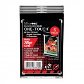 Ultra Pro One Touch 35 Point Black Border 5-pack