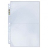 Ultra Pro 2-Pocket Platinum Page With 5 X 7" Pockets (100Ct)"