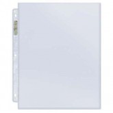 Ultra Pro 1-Pocket Platinum Page With 8-1/2 X 11" Pocket (100Ct)"