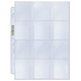 Ultra Pro 12-Pocket Platinum Page With 2-1/4 X 2-1/2" Pockets (100Ct)"