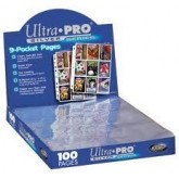 Ultrapro Silver 9-Pocket Pages (100 Ct)