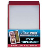 Ultrapro Red 3X4" Toploads"