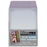 Ultrapro 3 X 4" Super Thick Toploader (75Pts)"