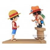 Log Stories - Monkey D. Luffy & Portgas D. Ace"One Piece", Bandai Spirits World Collectable Figure
