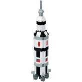 Saturn V Rocket "Space", Nanoblock Sight to See Series (Box/12)